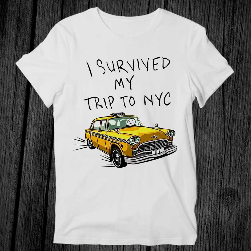 Vintage Fashion Nyc - ฉันรอดพ้นจากการเดินทางไปนิวยอร์ก เสื้อยืดลายหนังสไปเดอร์แมน สำหรับผู้ใหญ่ทั้งชายและหญิง ของขวัญสุดเท่ แฟชั่นสุดคูล เสื้อยืดวินเทจเรโทร