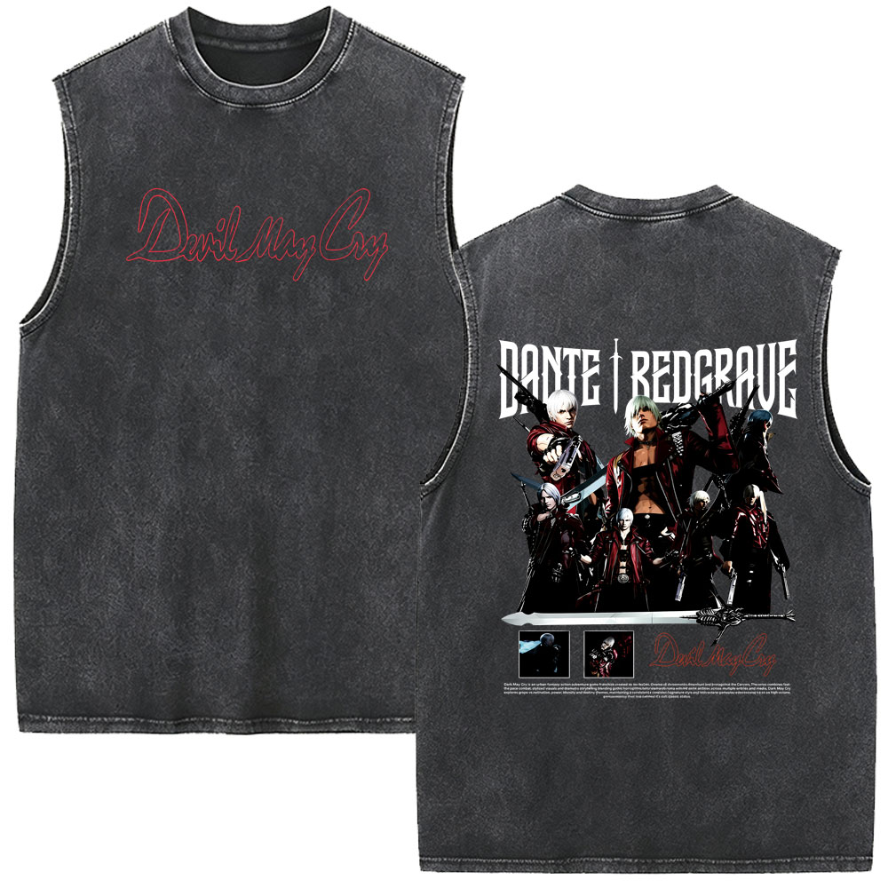 Vintage Fashion Game - เสื้อกล้ามวินเทจลาย Dante จาก Devil May Cry