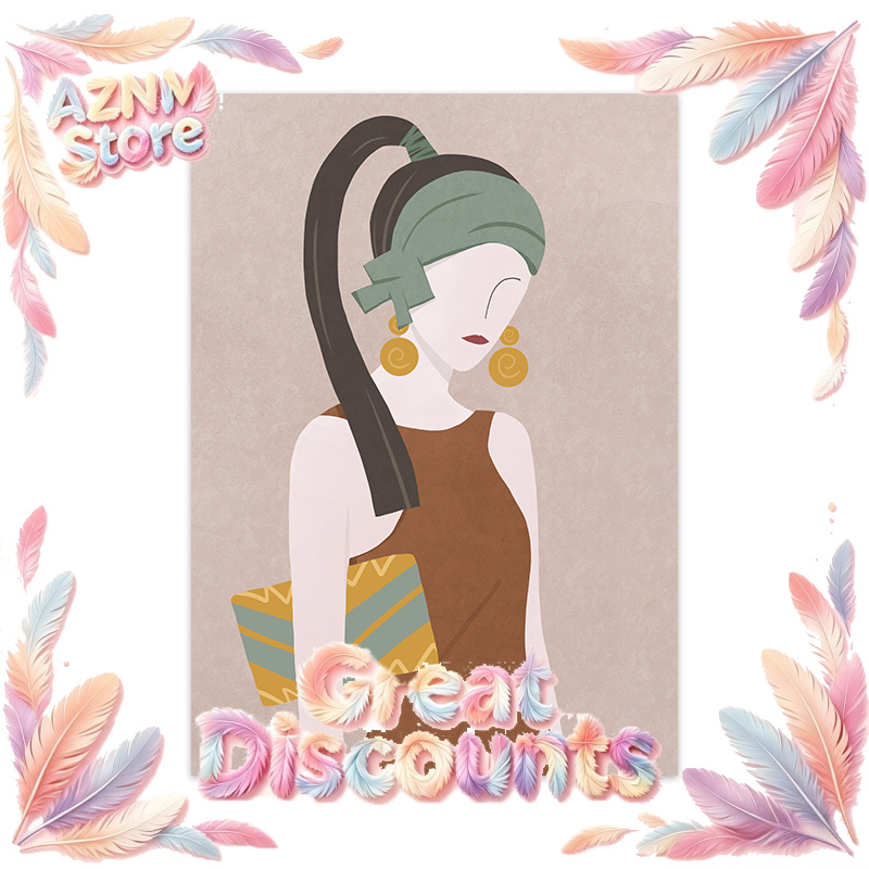 Vintage Fashion Art - 2026 นอร์ดิก แอบสแตรค แฟชั่น สาว ศิลปะติดผนัง