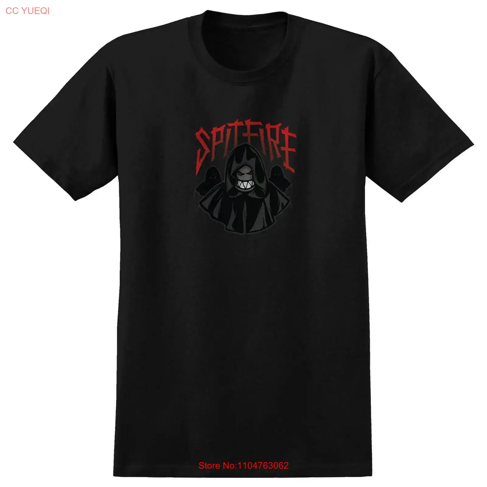 Vintage Fashion Wheel - เสื้อยืด Spitfire Wheels รุ่น Ritual สีดำวินเทจ