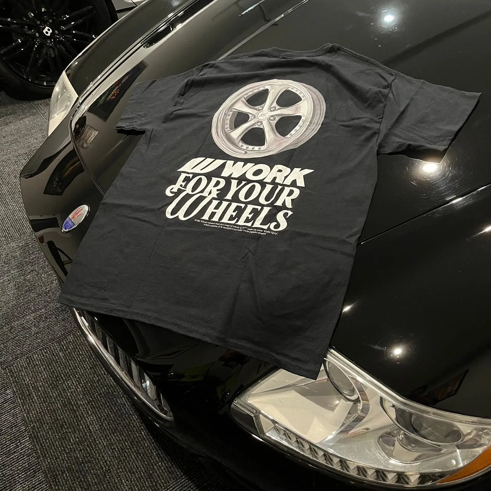 Vintage Fashion Wheel - เสื้อยืด Work Wheels VSKF JDM Drift
