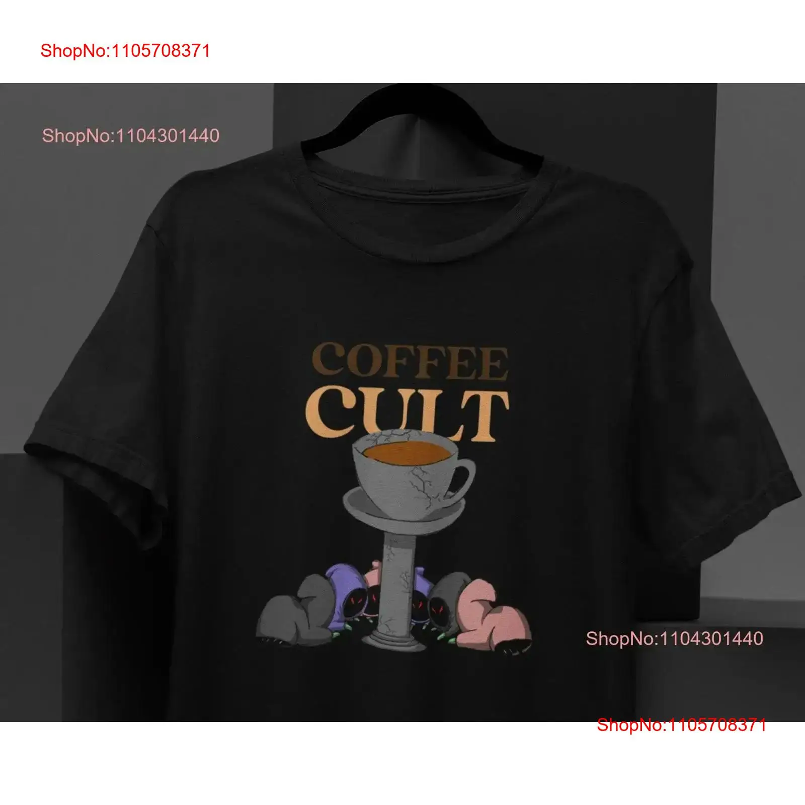 เสื้อยืดลาย Coffee Cult ดีไซน์ - Quirky Vintage Fashion บทวิจารณ์และราคา
