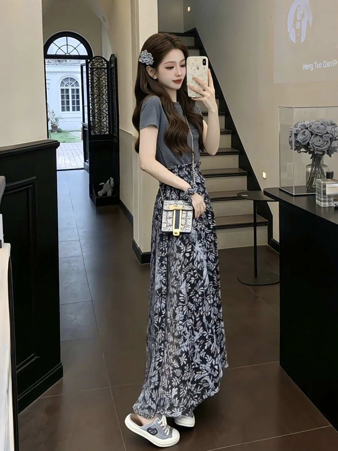 ชุดเสื้อแขนสั้นลายดอกไม้ฤดูร้อ - Vintage Fashion Years บทวิจารณ์และราคา