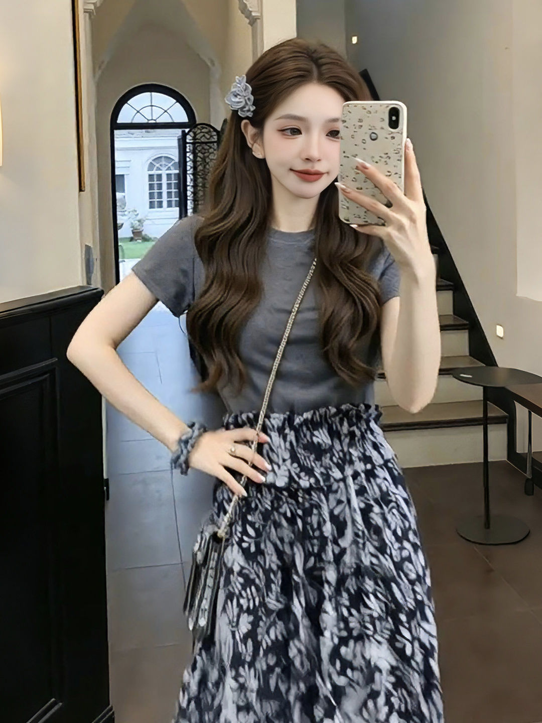 ชุดเสื้อแขนสั้นลายดอกไม้ฤดูร้อ - Vintage Fashion Years บทวิจารณ์และราคา