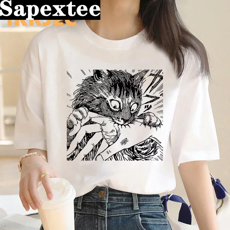 Junji Ito เสื้อยืดผู้หญิง HARA - Tie Dye Shirt Vintage บทวิจารณ์และราคา