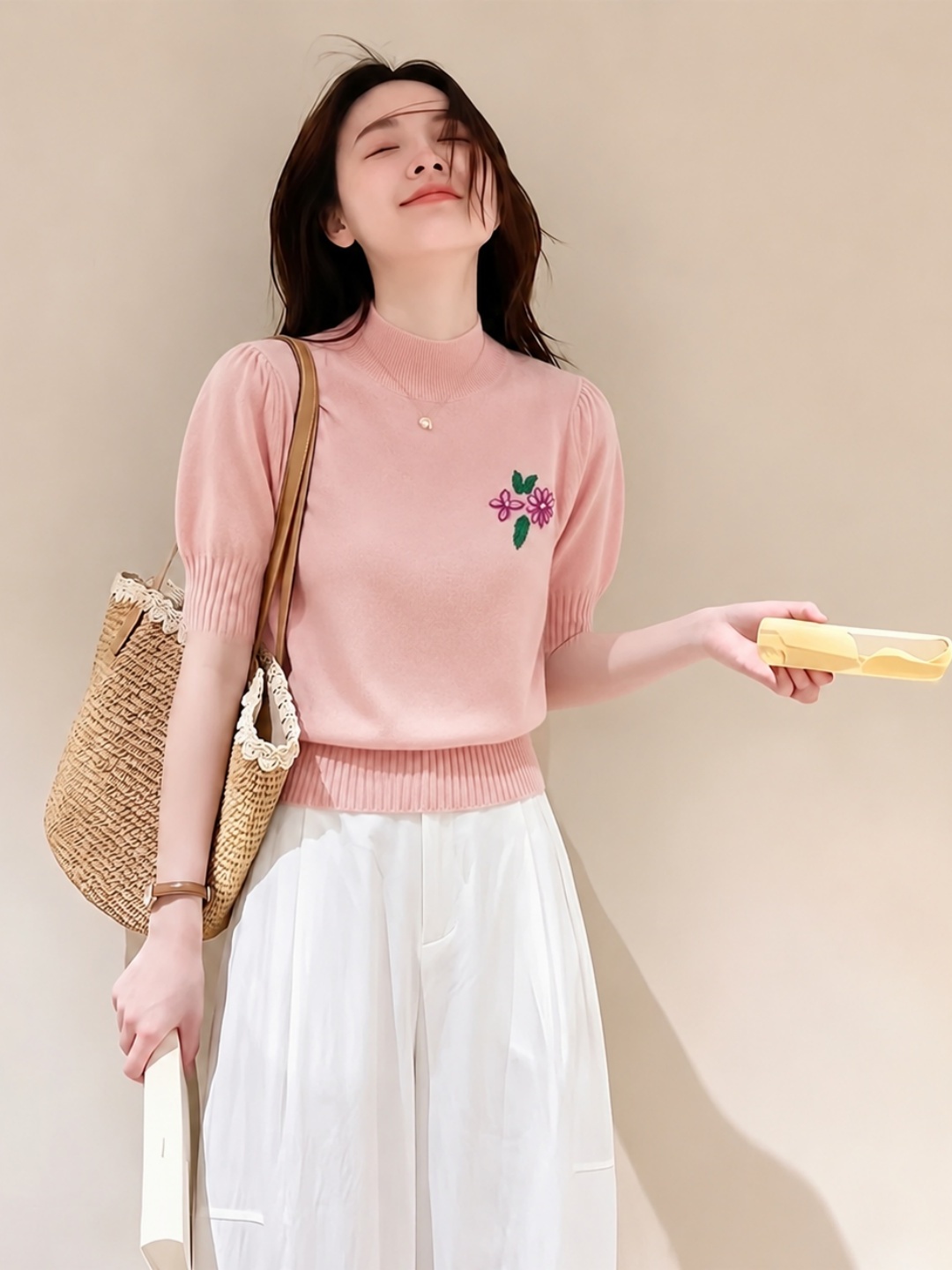 เสื้อถักไหมน้ำแข็งน้ำหนักเบา ป - Vintage Fashion Years บทวิจารณ์และราคา