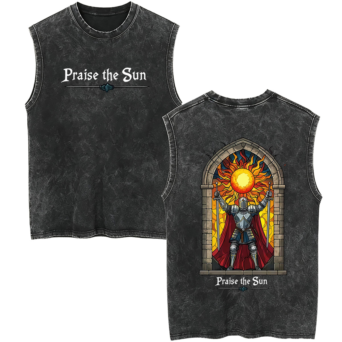 เสื้อกล้ามวินเทจลาย Dark Souls - Vintage Fashion Game บทวิจารณ์และราคา