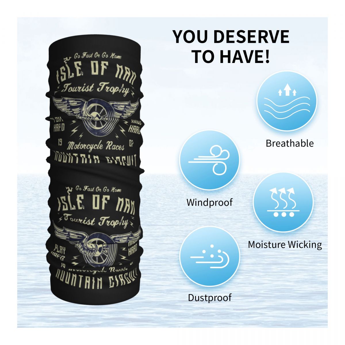 Isle of Man ผ้าพันคอแนววินเทจส - Vintage Fashion Wheel บทวิจารณ์และราคา