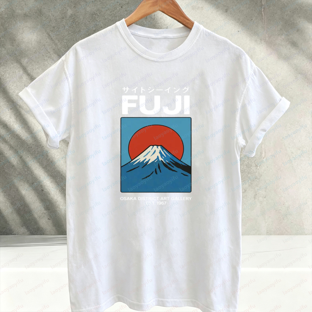 เสื้อยืดผ้าฝ้ายสไตล์ญี่ปุ่นลาย - Vintage Fashion Osaka บทวิจารณ์และราคา