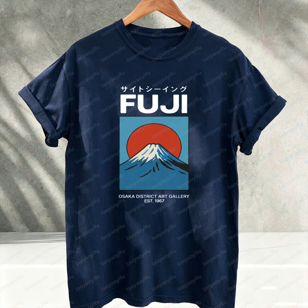 เสื้อยืดผ้าฝ้ายสไตล์ญี่ปุ่นลาย - Vintage Fashion Osaka บทวิจารณ์และราคา