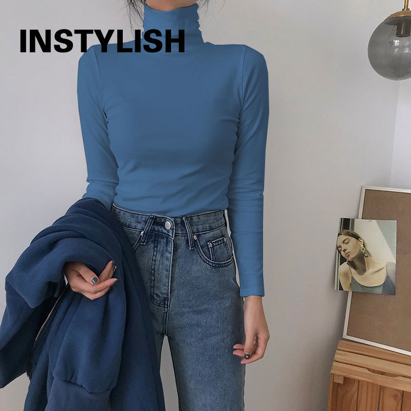 ผู้หญิงยาวเสื้อคอเต่าแขนยาวเสื - Vintage Fashion Years บทวิจารณ์และราคา
