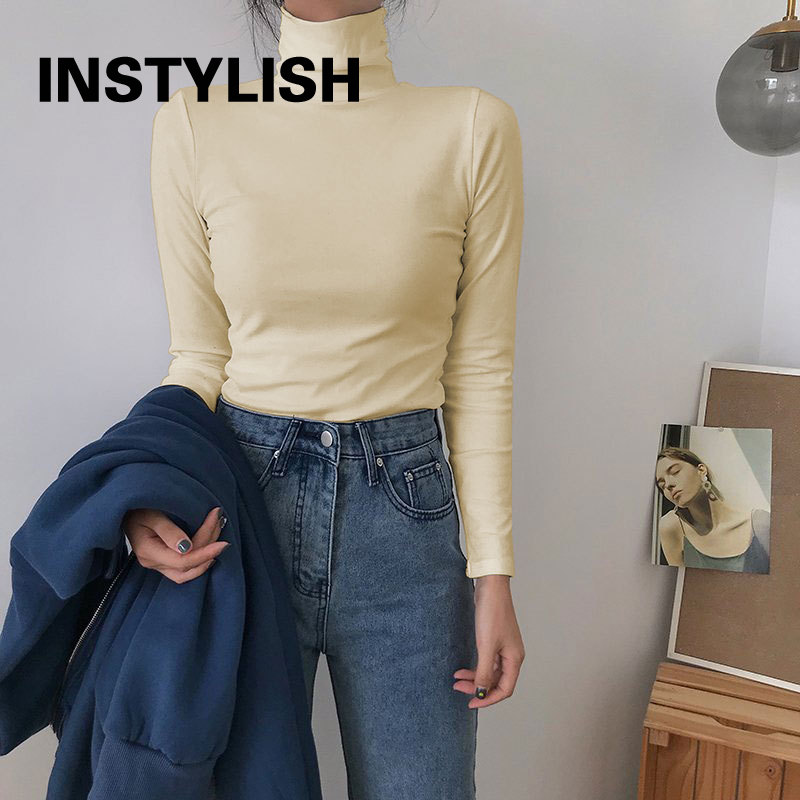 ผู้หญิงยาวเสื้อคอเต่าแขนยาวเสื - Vintage Fashion Years บทวิจารณ์และราคา