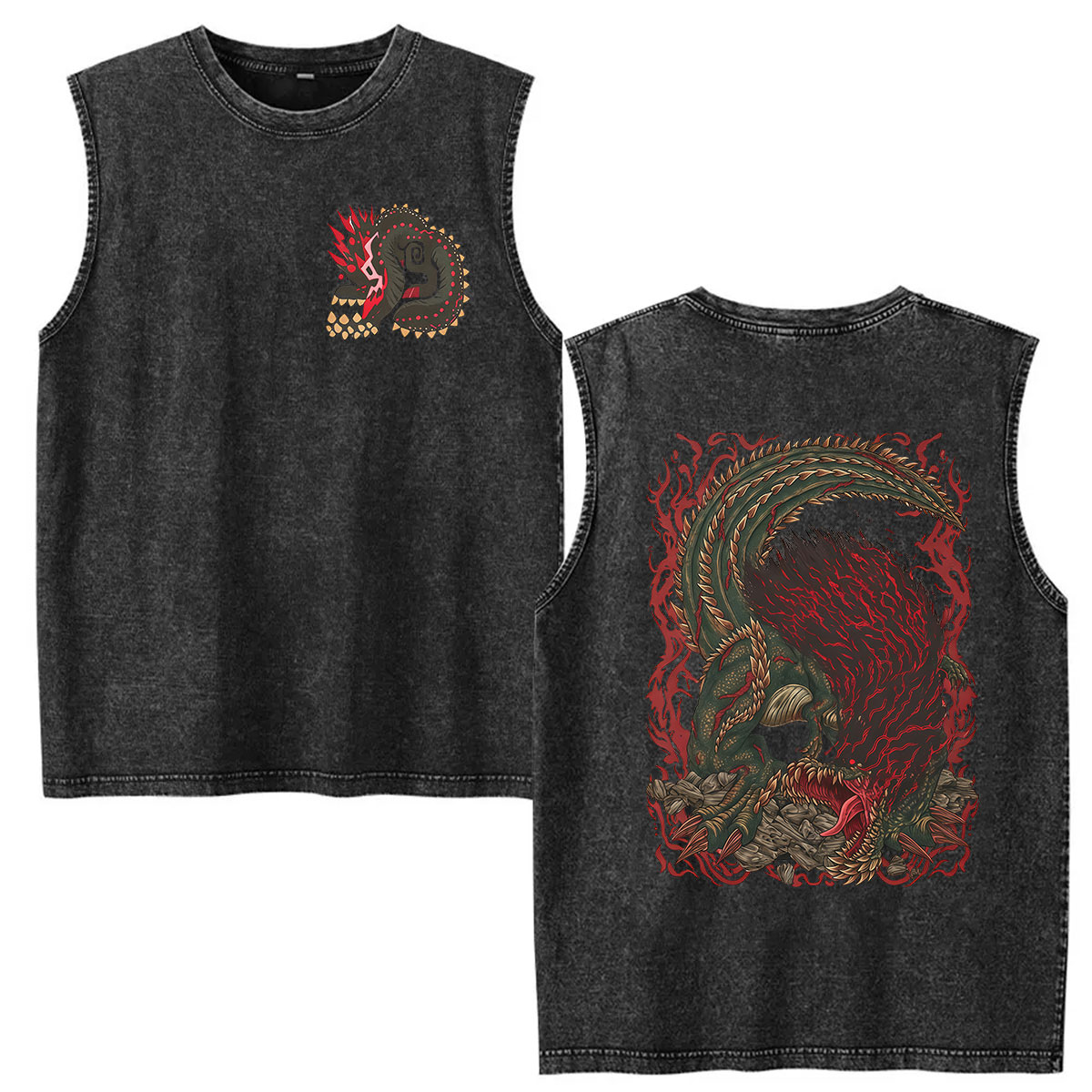 เสื้อยืดลายเกมยอดนิยม Monster  - Vintage Fashion Game บทวิจารณ์และราคา