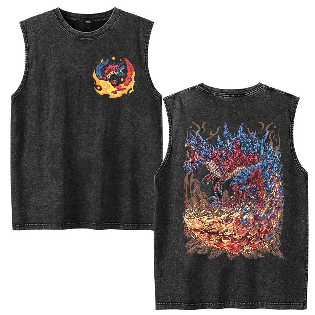 เสื้อยืดลายเกมยอดนิยม Monster  - Vintage Fashion Game บทวิจารณ์และราคา
