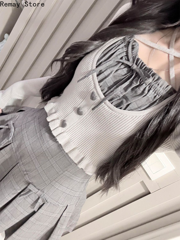 ชุดเซ็ตแฟชั่นสไตล์ฝรั่งเศสสุดห - Vintage Fashion Retro Outfit บทวิจารณ์และราคา