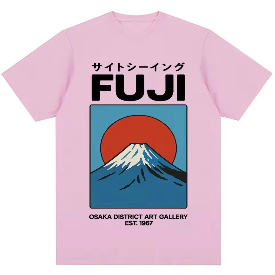 เสื้อยืดสไตล์ญี่ปุ่นลายฟูจิโอซ - Vintage Fashion Osaka บทวิจารณ์และราคา