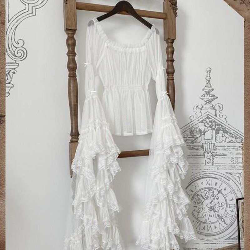 เสื้อเชิ้ตสไตล์วิคตอเรียน วินเ - Vintage Fashion Japan บทวิจารณ์และราคา