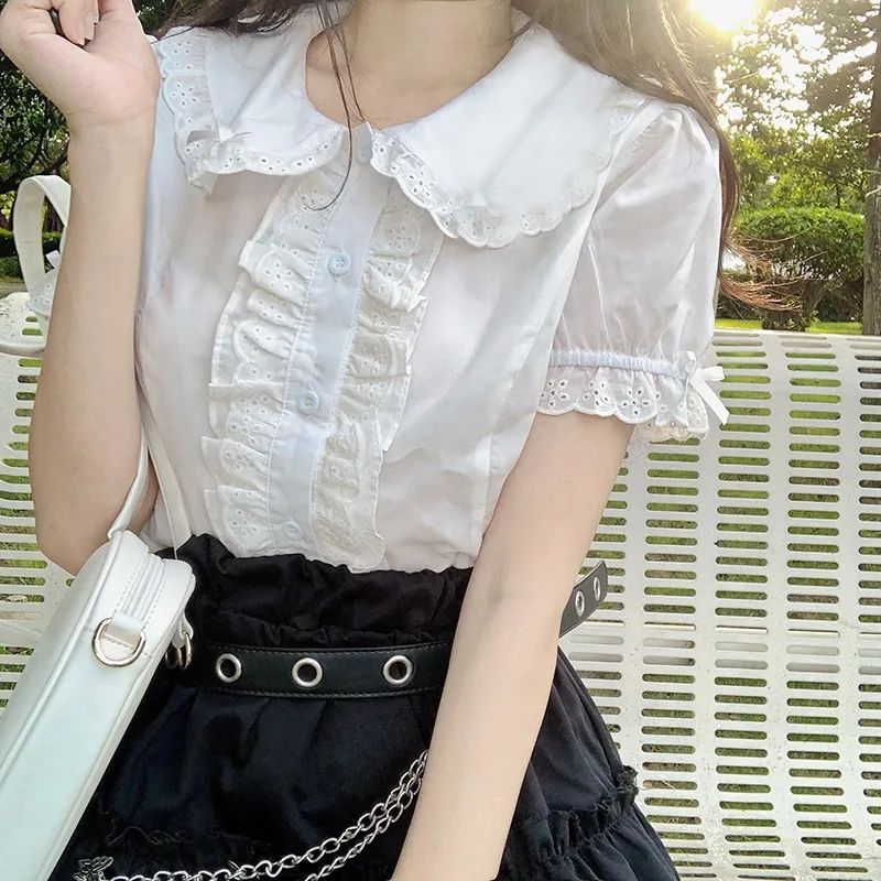 Deeptown Kawaii Lolita เสื้อสี - Vintage Fashion Japan บทวิจารณ์และราคา