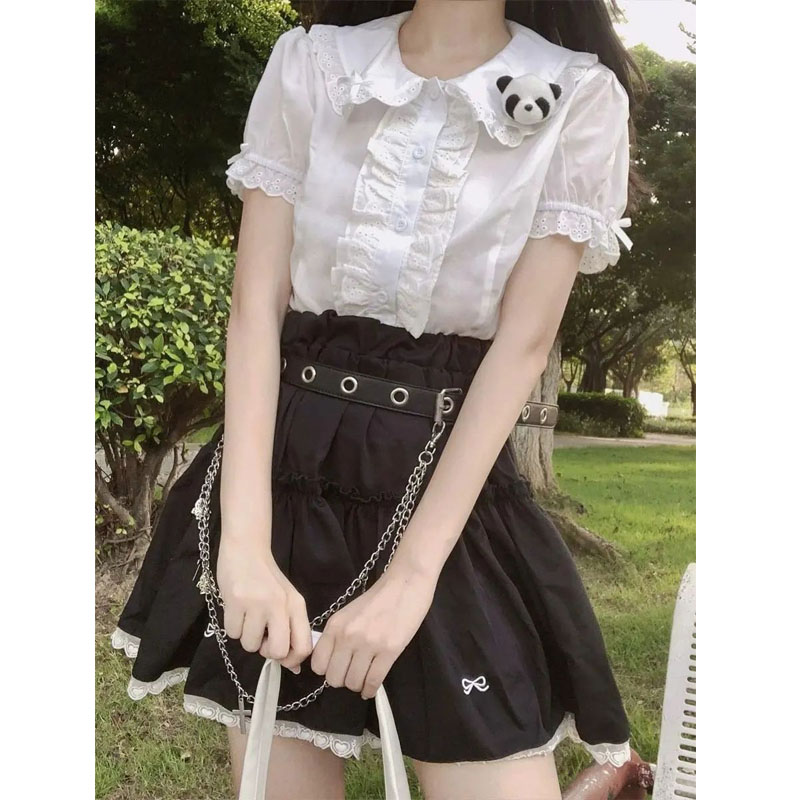 Deeptown Kawaii Lolita เสื้อสี - Vintage Fashion Japan บทวิจารณ์และราคา