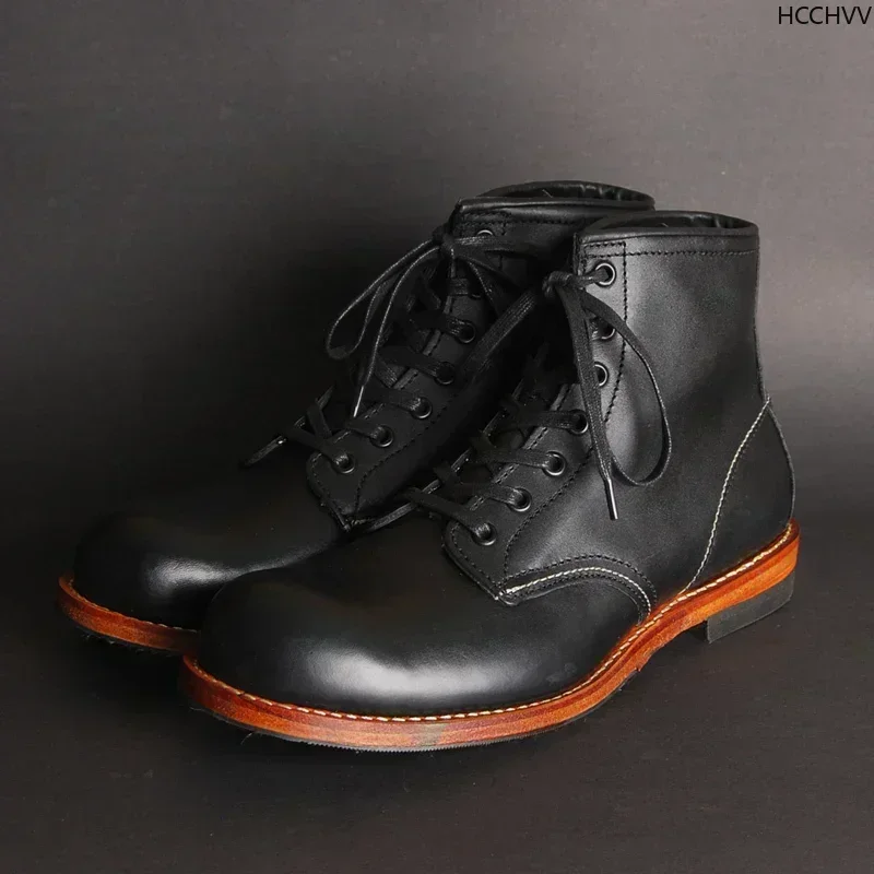 Vintage Men Goodyear-Welted ขอ - Vintage Fashion Style Men บทวิจารณ์และราคา