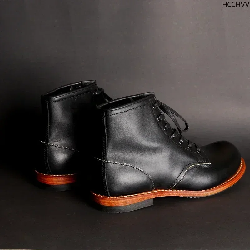 Vintage Men Goodyear-Welted ขอ - Vintage Fashion Style Men บทวิจารณ์และราคา