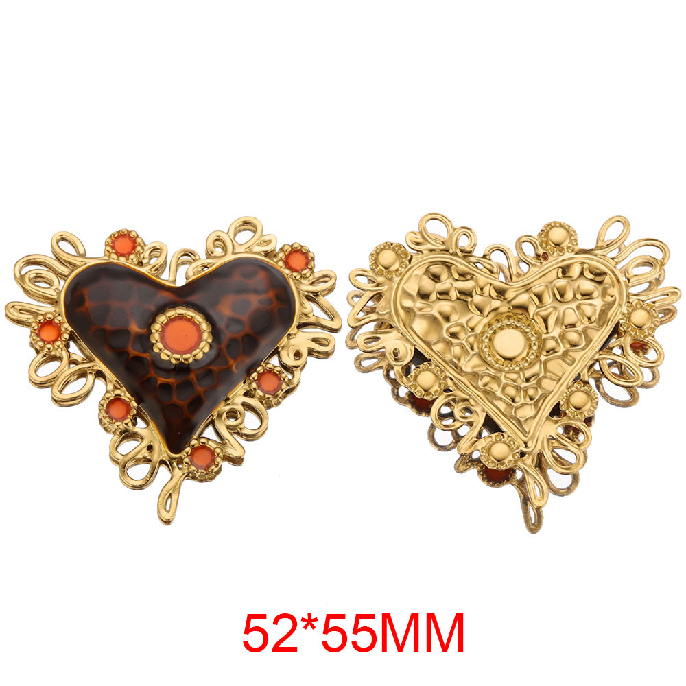 จี้รูปหัวใจศักดิ์สิทธิ์สีน้ำตา - Vintage Fashion Nova บทวิจารณ์และราคา